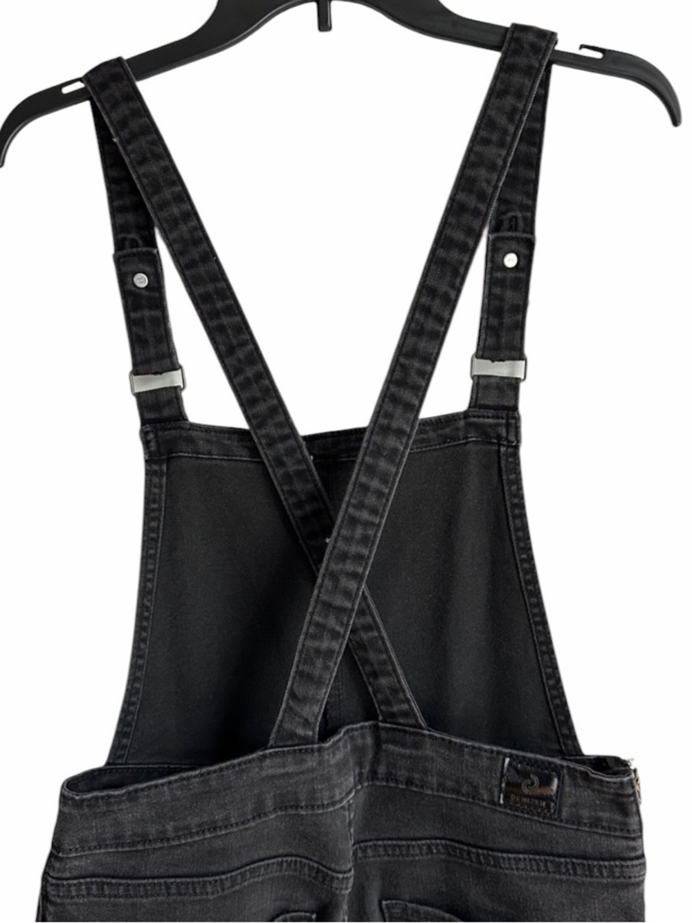 Levi’s Denizen Black Denim Overalls Women’s Size M